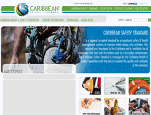 Tablet Screenshot of caribbean-safety-standard.com